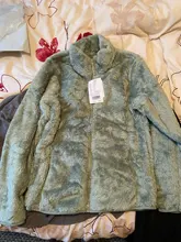 Fleece Jacket Coat Sweater Cardigan Windbreaker Spring Women Hooded-Warmer Wool Female