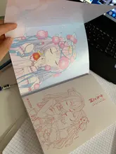 El reino de las niñas Anime Avatar dibujado a mano libro de colorear dibujos animados Loli acuarela pintura libro de técnicas