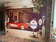 Wall-Paper Background Mural 3d Papel-De-Parede Beibehang Restaurant Vintage Bar Retro