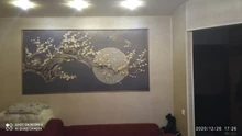 Photo-Wallpaper Beibehang Golden Bedroom Custom Living-Room for Relief-Lines