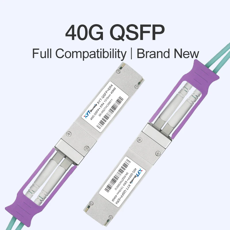 Sharetop 40G одномодового оптического модуля приемопередатчика QSFP+ ER4 1310nm-40km двойное волокно LC порт совместим с huawei Cisco H3C