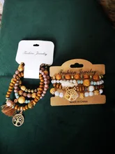 CHENFAN jewelry-pulseras bohemias para mujer, pulsera de piedras naturales, accesorios de ropa para mujer