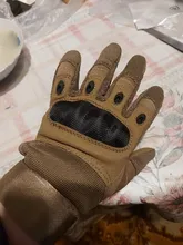 Guantes de motocicleta transpirables Unisex, de dedo completo, de carreras al aire libre, de moda, protectores para Motocross, 1 par