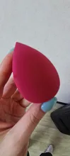 Esponja de maquillaje profesional con gota de agua, esponja cosmética para base correctora, crema, licuadora, esponja de agua suave, venta al por mayor