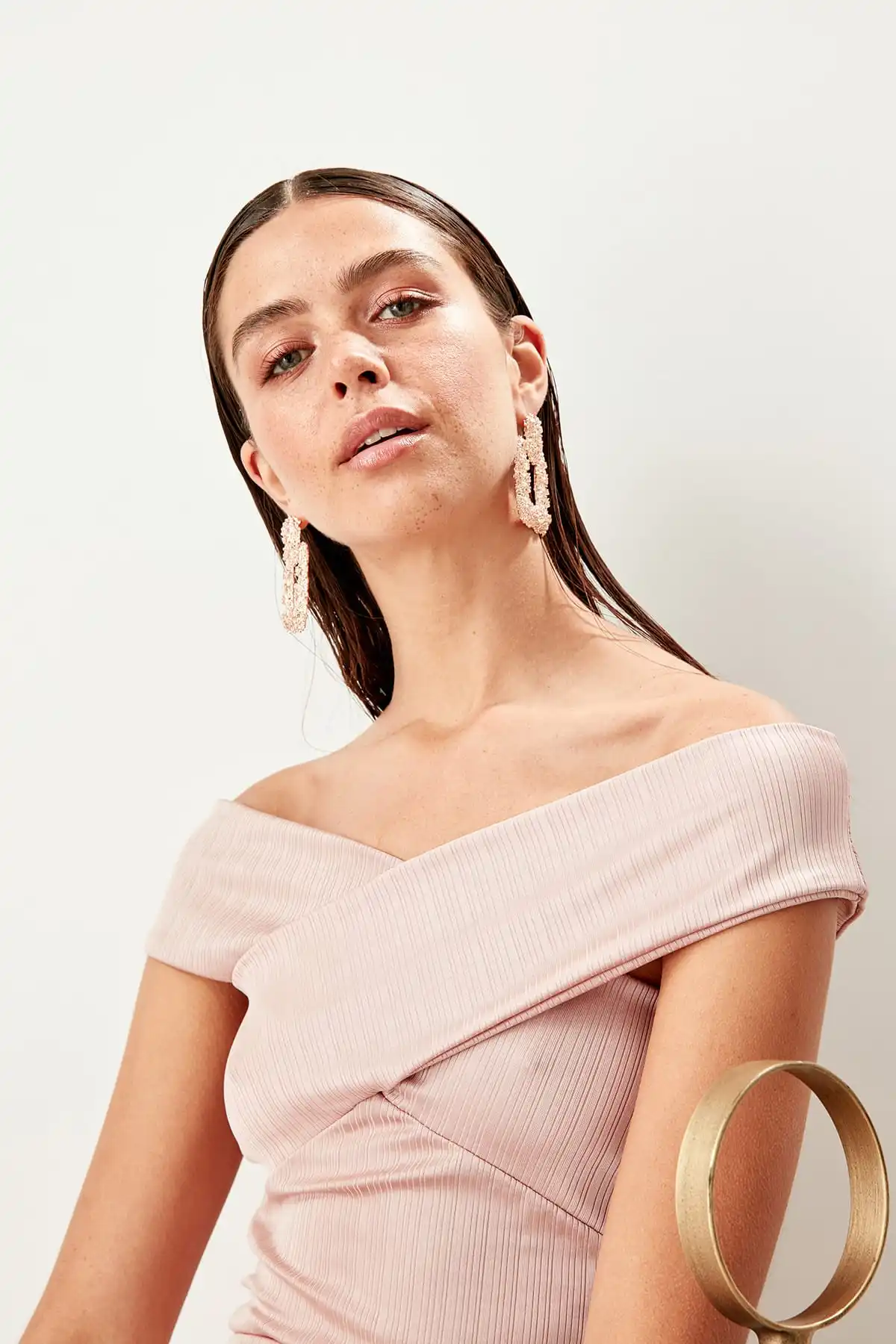 Trendyol группа детальный Bluz TPRSS19YN0233| |