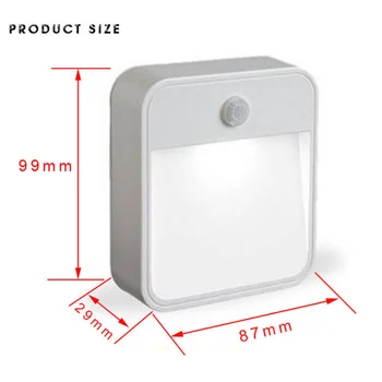 

LED Mini Body Sensor Light Creative Induction Light Control Night Lights