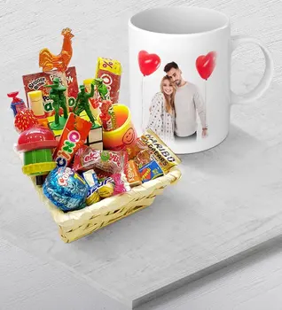 

Personalized Photo Nostalgic Tastes and Mug Gift Set