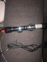 Barra de calentamiento de agua sumergible para acuario, calentador vítreo para pecera