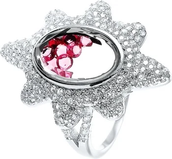 

Jay VI ring with glass and cubic zirconia