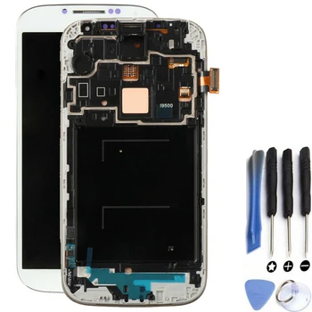 

Original screen + frame for Samsung Galaxy S4 i9505 White Amoled