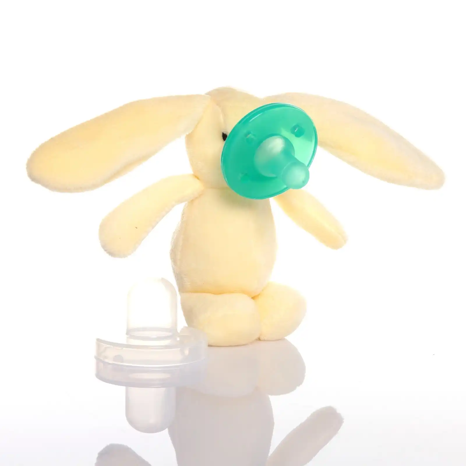 Ebebek Oioi Baby Sleeping Friend With Pacifier And Hygienic Cap White Rabbit Plush Light Up Toys Aliexpress