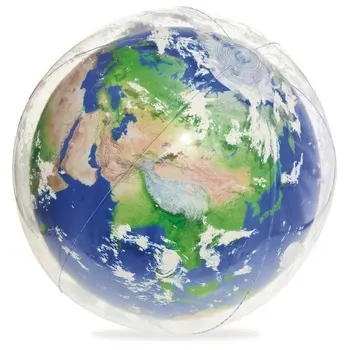 

Inflatable globe-ball Earth with light 31045 BW, d = 61 cm