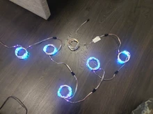 Led-String Addressable Ws2812b Rgb Music-Dream Color Bluetooth Birthday-Decoration DC5V