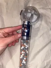 FOHEEL-Cabezal de ducha de mano ajustable, 3 modos, alta presión, ahorro de agua, un botón para detener el agua