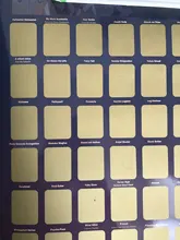 Decoración de la parte superior del hogar, póster de Anime rascador, lista de cubo de Anime, iconos artísticos prémium, gran regalo para los fanáticos del Anime, 100