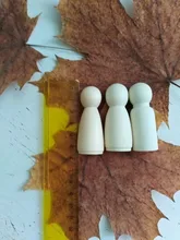 Muñecas de clavija de madera de 75mm/90mm, 5 unidades/lote, muñecos de madera de 35mm 43mm 55mm, pintura artesanal, Decoración de casa o guardería, muñecos de clavija de madera para hombres y mujeres