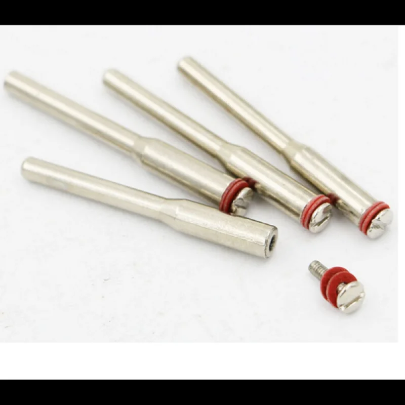 10Pcs Dremel 액세서리 3mm 소형 클램핑 연결 레버 연마 휠 맨드릴 로터리 용 커팅 휠 홀더