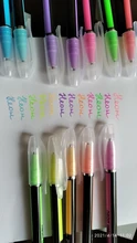 12 unids/set juego de bolígrafos de Gel de brillo bolígrafos para la escuela Oficina libro para colorear para adultos revistas dibujo garabatos arte marcadores de pluma de promoción