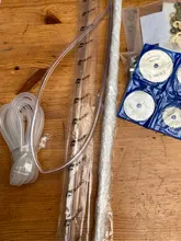 Tubo de PVC blanco de alta calidad, tubería de suministro de agua de 50cm, O.D, 6mm a 14mm, para tanque de peces, drenaje de Acuario, 2 uds.