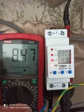 Voltmeter Protector Current Din-Rail Over-Under-Voltage Adjustable 230V 110V Kwh 63A