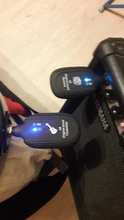 UHF-sistema inalámbrico de transmisión de guitarra, receptor inalámbrico recargable incorporado, transmisor para la guitarra