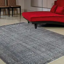 Серый выцветший ковер 5М2 ручной работы с подарком аксессуары для домашнего декора 10142