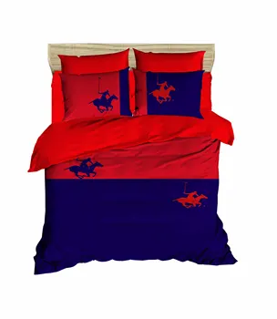 

100% Turkish Cotton Polo Bedding Polo Themed 3D Printed Duvet Cover Set, Made in Turkey