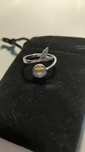 Anillo ajustable con forma de luna y cola de Plata de Ley 925 auténtica para mujer, joyería fina con personalidad, accesorios elegantes para fiesta