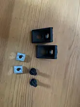 Juego de conectores de perfil de aluminio 2020, soporte de esquina de 20 piezas, 20 Series de M5, Tuercas de ranura en T, tornillo hexagonal de M5 X 8mm, 40 Uds.