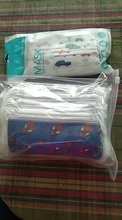 Mascarilla desechable con dibujos animados para niños, 3 capas, transpirable, no tejida, gruesa y cálida, con elásticos, 50 Uds.