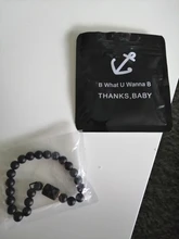 Abalorios de piedra negra para Hombre y mujer, pulsera con constelación de 12, para parejas, Moda Masculina