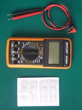 Multímetro Digital profesional DT9205A, medidor Manual de rango de voltaje, valores eficaces verdaderos, probador de transistores, herramienta de electricista