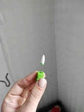 Lima eléctrica para uñas, fresa de maíz para diseño de uñas, limpieza de uñas de Gel, accesorios de herramientas de taladro de cerámica
