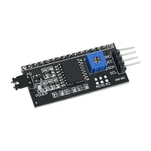 Adaptador, 5 pçs/lote pcf8574 iic i2c twi spi placa de interface série 1602 2004 lcd lcd1602 adaptador placa lcd conversor adaptador módulo do módulo