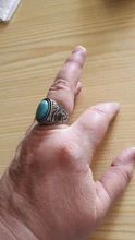 Anillos de piedra con incrustaciones de acero y titanio para hombre, joyería Retro, anillo de ópalo dominante, tres colores, venta al por mayor