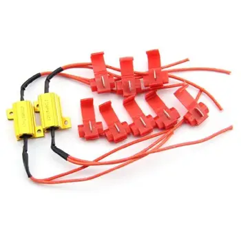 

RESISTORS 25W 8 Ohm Misapprehension Led Canbus Light Dia DRL P21W PY21W