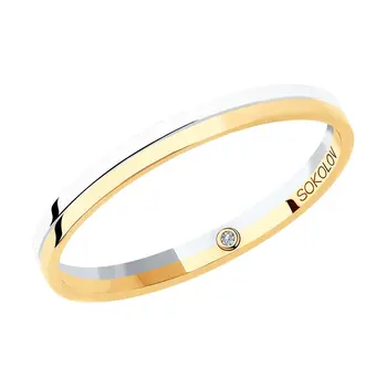

Sokolov ring in combined gold, fashion jewelry, 585, women's/men's, male/female