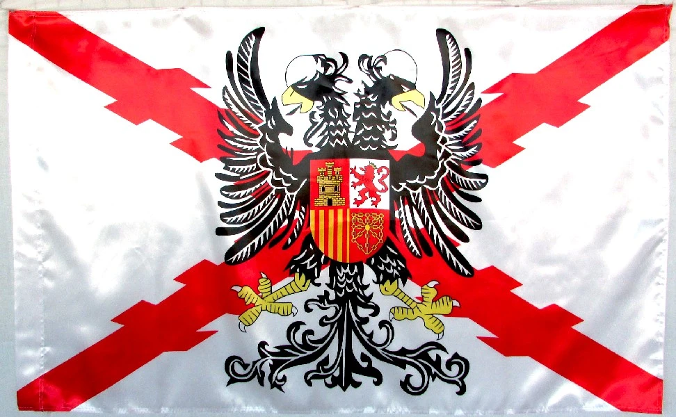 Bandera Tercios Españoles bandera Cruz Borgoña Águila Bicéfala La ...