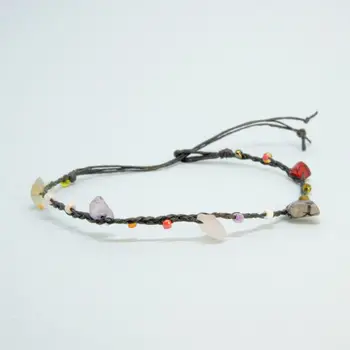 

Women's bracelet on the leg/ankle (gray) 52291