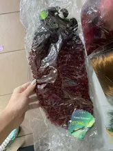 Miss Rola sintético Pelo Rizado extensiones de cabello teje Ombre pelo mechones 18 -22 6 unids/pack 200G para la cabeza completa