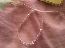 Pulsera con cuentas de cristal para mujer, longitud ajustable, 1 Uds., joyería hecha a mano