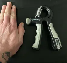 Pinza de agarre manual ajustable en forma de R, expansor de fuerza para ejercicio, pinza para dedo carpiano