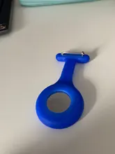 Relojes de bolsillo de moda, reloj de silicona para enfermera, broche, Túnica, reloj Fob con batería gratis, relojes Unisex, Reloj Simple y elegante