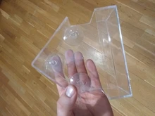 Clear House Window Bird Feeder Birdhouse With Suction Outdoor Garden Feeding New