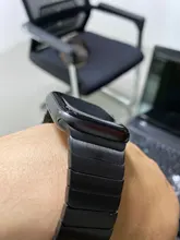 Banda de Apple Watch Serie 6/5/4/3/2/1 pulsera deporte 42 mm 38 mm 44mm correa para Apple iwatch reloj de la banda de metal lazo