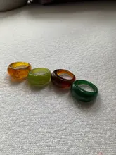 HUANZHI-Anillo de resina colorido para mujer, nueva geometría Irregular, Diamante de imitación transparente, circón, para fiesta, joyería diaria, 2021