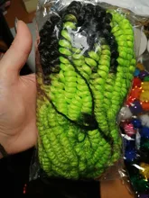 Saisity-extensiones de cabello torzado trenzado, cabello sintético marrón ombré, 30 raíces/Paquete de trenzas, Passion Twist