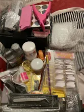 Polvo de acrílico conjunto de herramientas de fresado Set de extensiones de manicura uñas de Gel esmalte de herramientas para decoraciones de manicura Kit de uñas