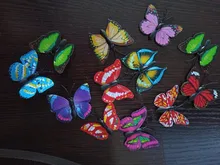 Wedding-Decoration House Artificial Butterfly Plastic 12pcs 8-Colors 5cm Scrapbooking