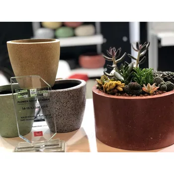 

Concrete Flower Pot (35*25*25 cm) cylinder Series All color 1st Class Material to Resıstant Cracking and Breakage